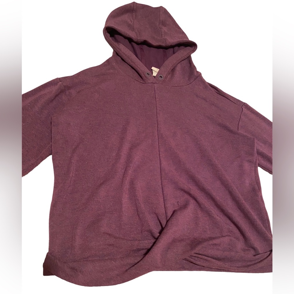 Athleta Girl Purple Twisted Front Sweatshirt Size Large/12